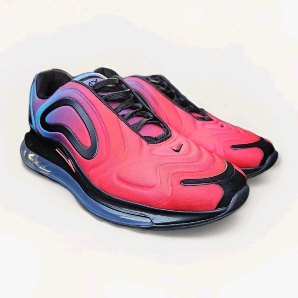 Nike Air Max 720 Mens Sneakers Size 13 Hyper Grape Black Hyper Pink CJ0766-600 - Picture 5 of 11